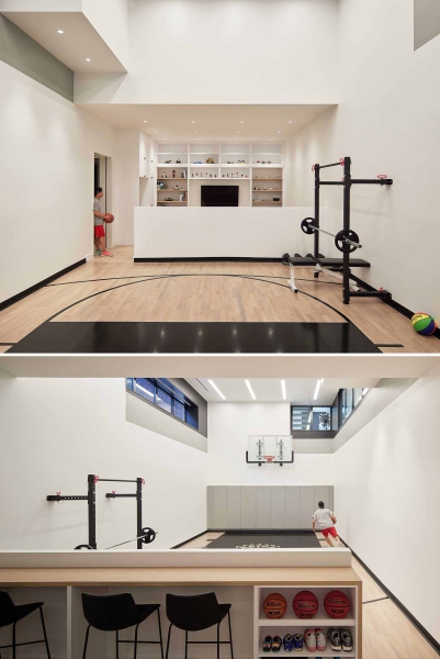 A Basketball Court Was Built Inside This New Home