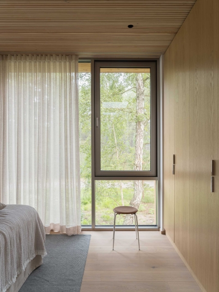 A Modern Swedish Forest Home Clad In Larch Panels