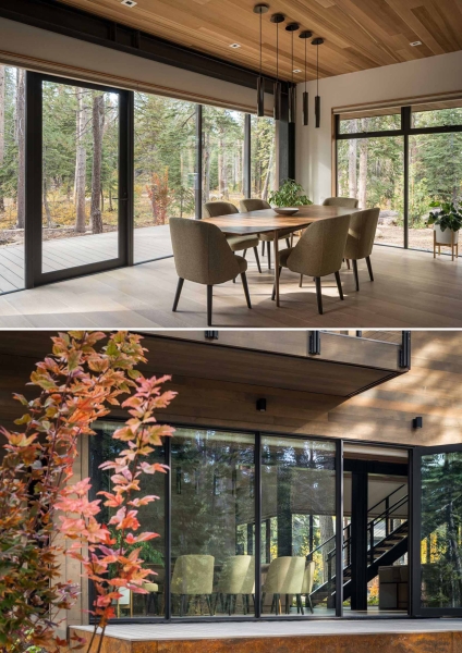 An Intentionally Muted Yet Refined Palette Of Natural Materials For A Home In Lake Tahoe