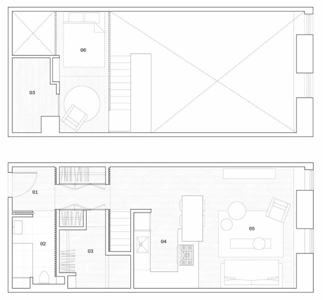 Before & After - The Complete Renovation Of A Small Loft Apartment