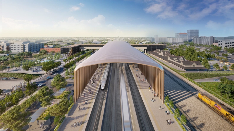 Foster + Partners and Arup’s Groundbreaking Designs for California High-Speed Rail Stations