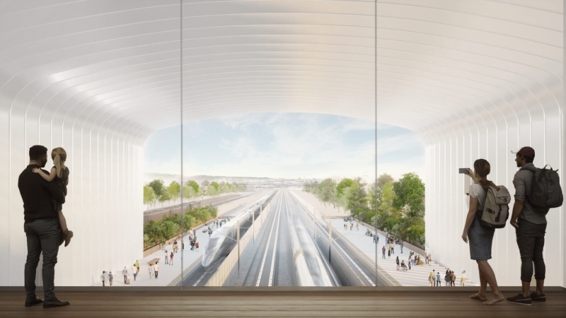 Foster + Partners and Arup’s Groundbreaking Designs for California High-Speed Rail Stations