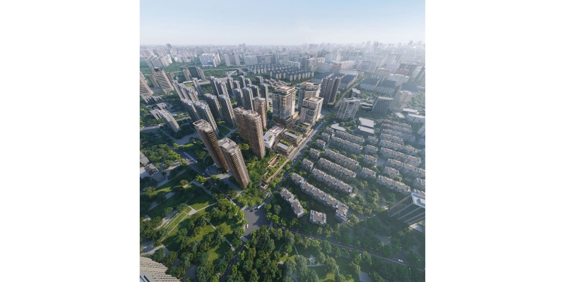 Foster + Partners debuts Changfeng mixed-use development in Shanghai