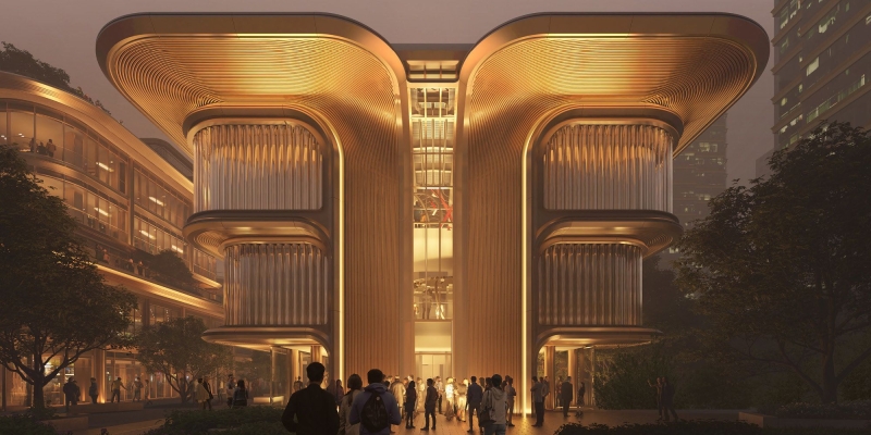 Foster + Partners debuts Changfeng mixed-use development in Shanghai