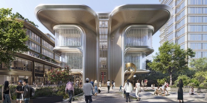 Foster + Partners debuts Changfeng mixed-use development in Shanghai