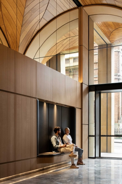 Lofty Timber Vaulted Ceilings And Sandstone Details For This Sydney Building