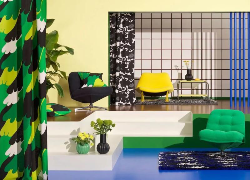 Time travel with IKEA yet again through its latest kaleidoscopic Nytillverkad collection