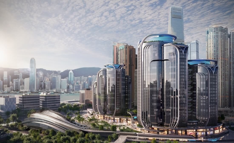 Zaha Hadid Architects’ Landmark XRL Topside Construction Achieves Rooftop Completion in Hong Kong