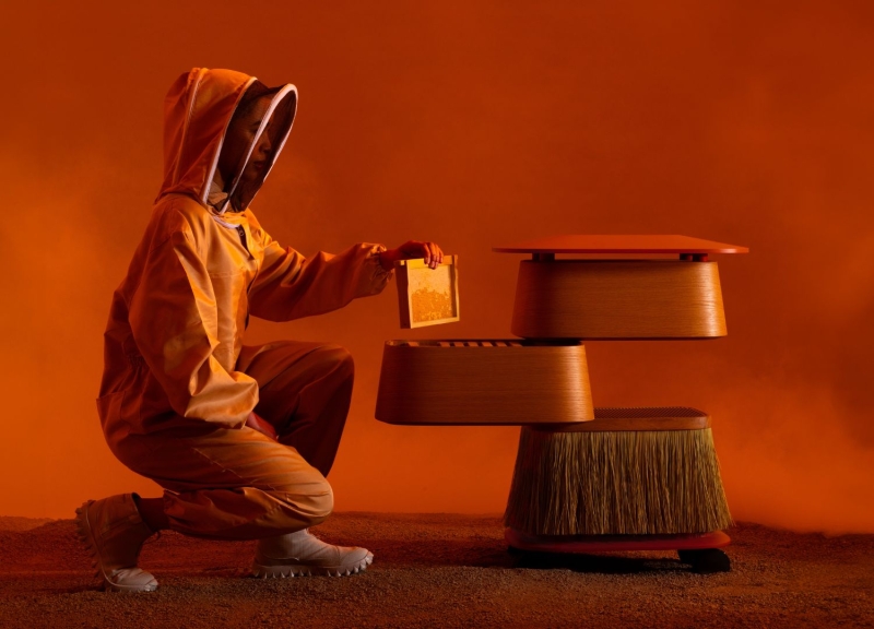 HOST, the beehive that becomes a miniature building (with a purpose)