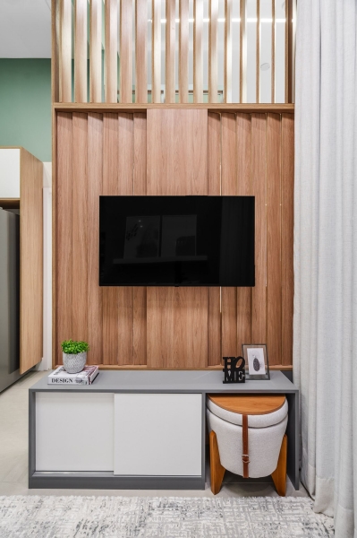 At First This Small Apartment Looks Simple, Then You Notice the Loft and Hidden Office