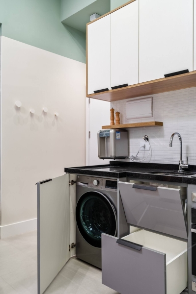 At First This Small Apartment Looks Simple, Then You Notice the Loft and Hidden Office