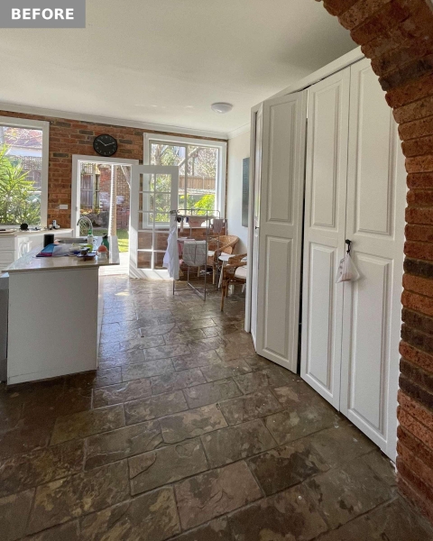 Before and After: A Brick Home's Coastal Makeover