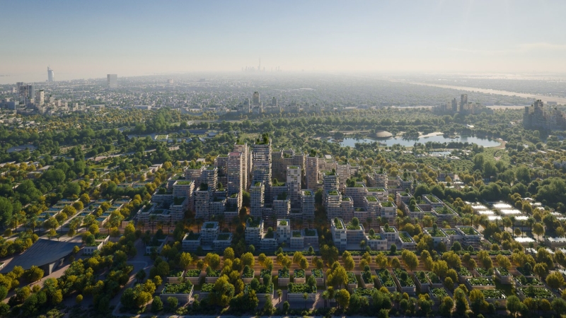 BIG’s Dubai Masterplan Turns Iconic Racecourse into a Pedestrian Paradise