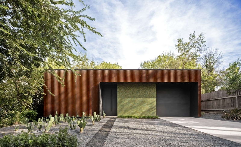 From the street, it looks like a shed, inside, this home's a sanctuary