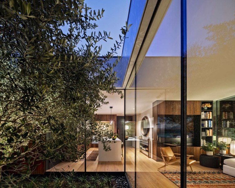 From the street, it looks like a shed, inside, this home's a sanctuary