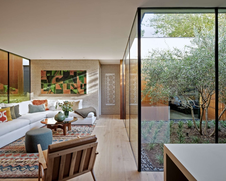 From the street, it looks like a shed, inside, this home's a sanctuary