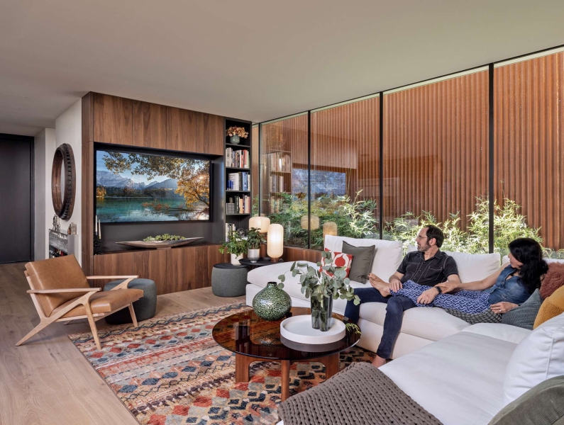 From the street, it looks like a shed, inside, this home's a sanctuary