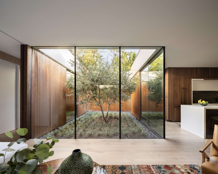 From the street, it looks like a shed, inside, this home's a sanctuary