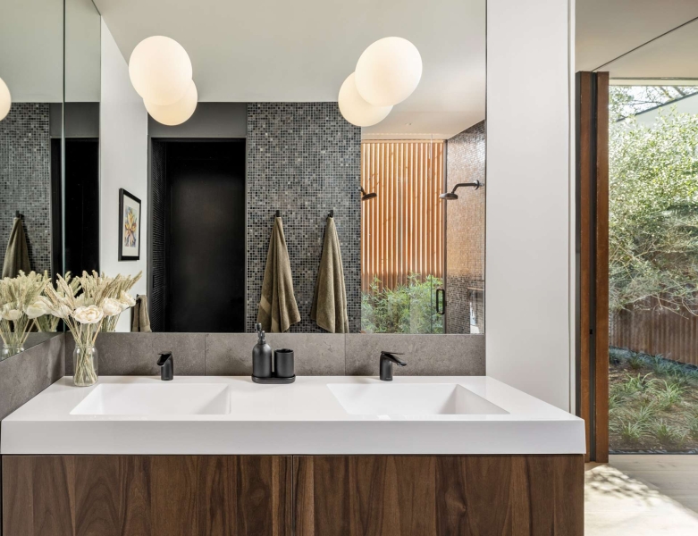 From the street, it looks like a shed, inside, this home's a sanctuary
