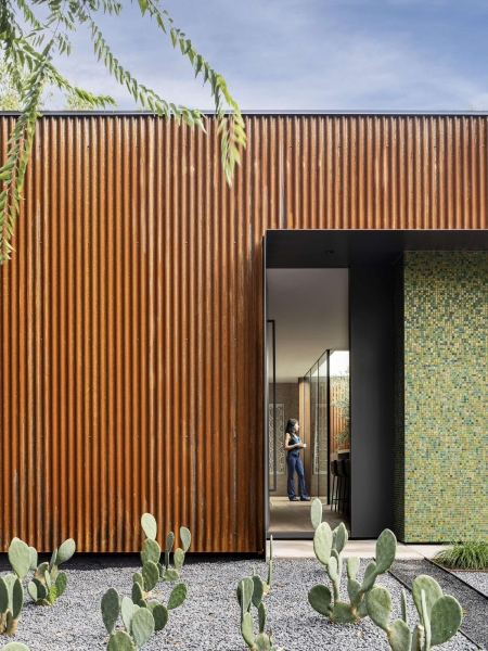 From the street, it looks like a shed, inside, this home's a sanctuary