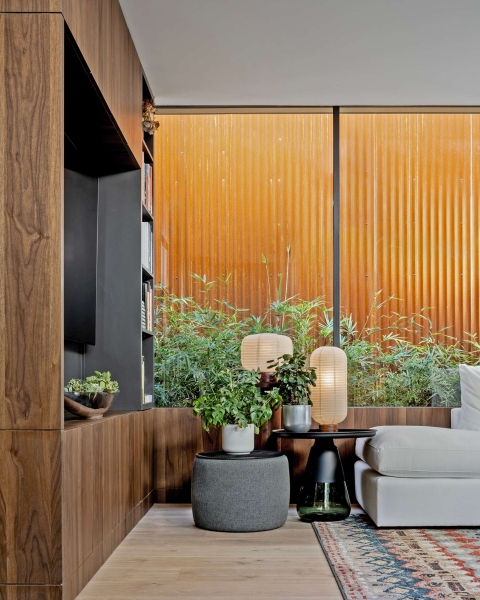 From the street, it looks like a shed, inside, this home's a sanctuary