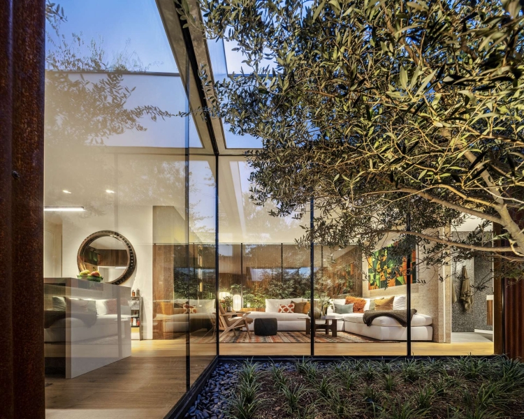 From the street, it looks like a shed, inside, this home's a sanctuary