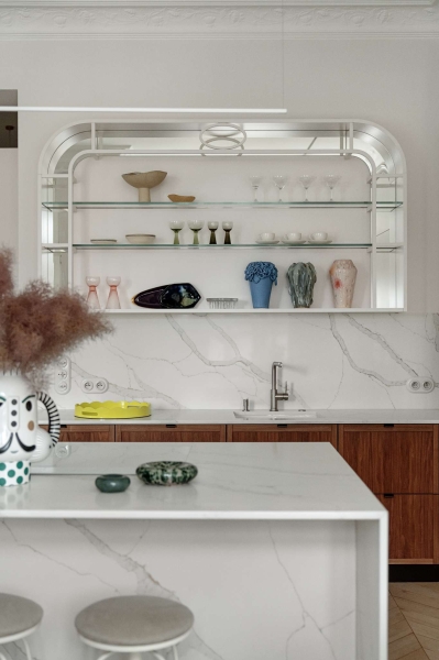 Inside an apartment where art meets soft minimalism