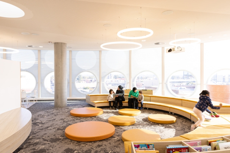 Round Windows Cover The Exterior Of This New Library