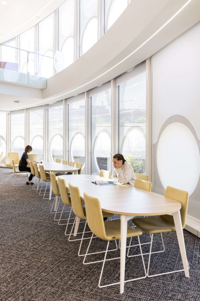 Round Windows Cover The Exterior Of This New Library