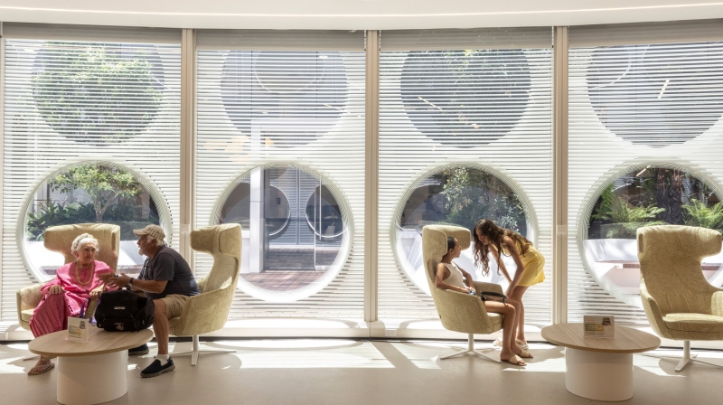 Round Windows Cover The Exterior Of This New Library