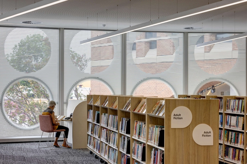 Round Windows Cover The Exterior Of This New Library