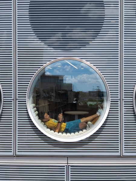 Round Windows Cover The Exterior Of This New Library