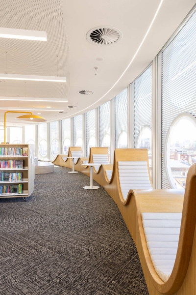Round Windows Cover The Exterior Of This New Library