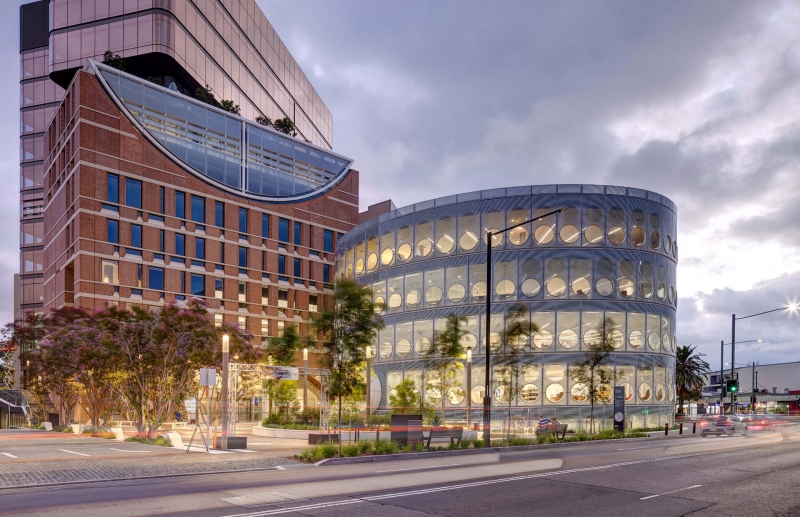 Round Windows Cover The Exterior Of This New Library