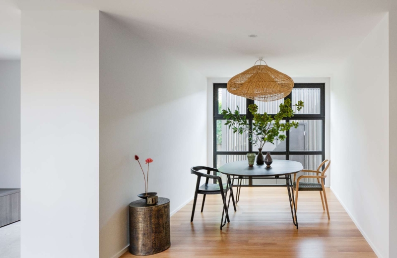Step inside this Japanese-inspired home extension that's wrapped around a reflection pool