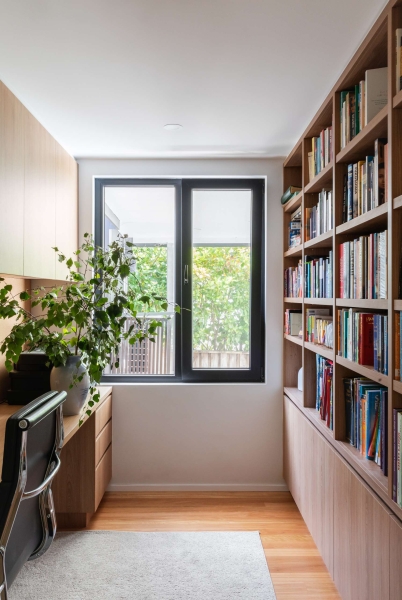 Step inside this Japanese-inspired home extension that's wrapped around a reflection pool