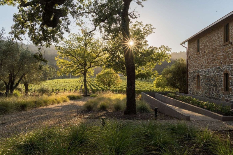 This 1800s Stone Building Became a Sophisticated Wine Tasting Room