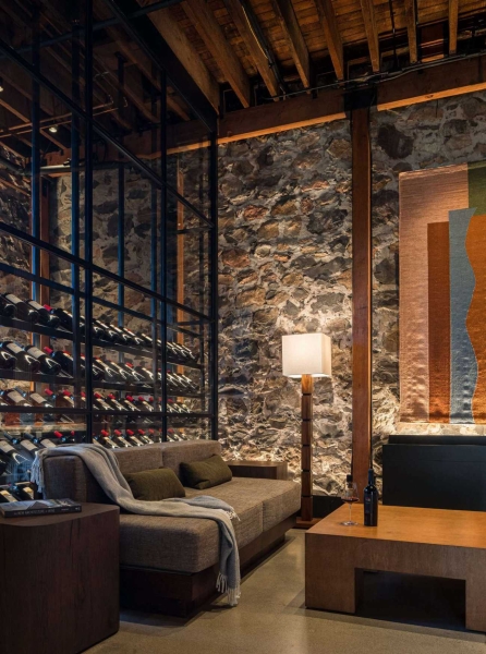 This 1800s Stone Building Became a Sophisticated Wine Tasting Room