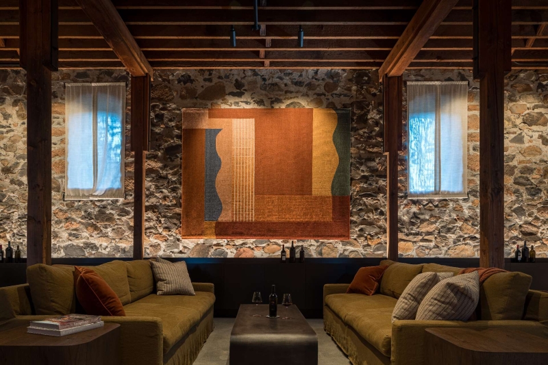 This 1800s Stone Building Became a Sophisticated Wine Tasting Room