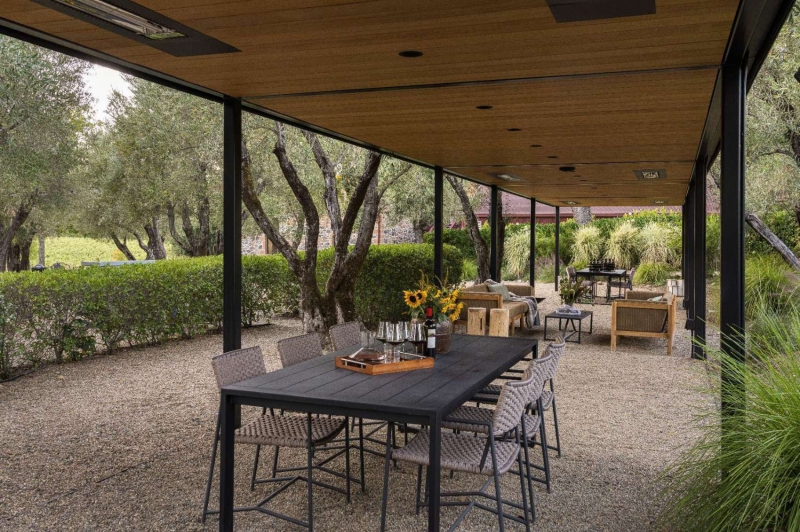 This 1800s Stone Building Became a Sophisticated Wine Tasting Room