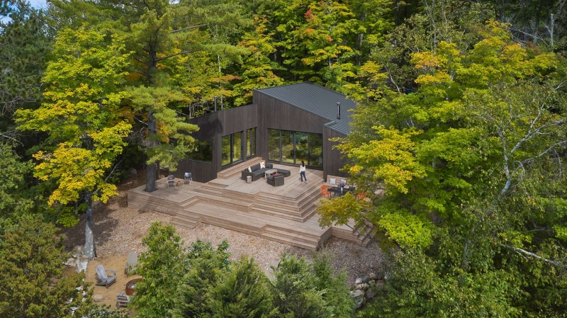 This Cabin Blends So Well With Nature, You Might Miss It