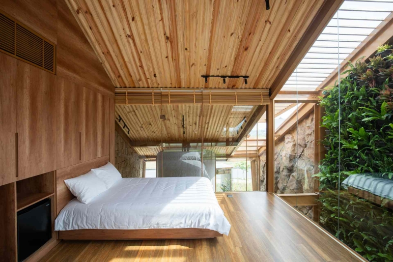 This house collects rainwater, grows trees indoors, and runs on solar power