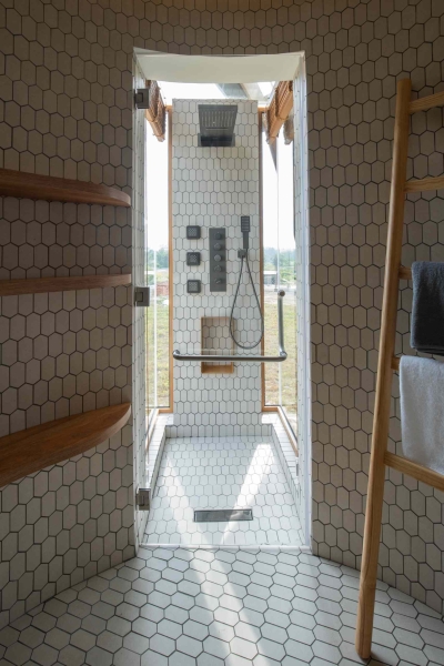 This house collects rainwater, grows trees indoors, and runs on solar power