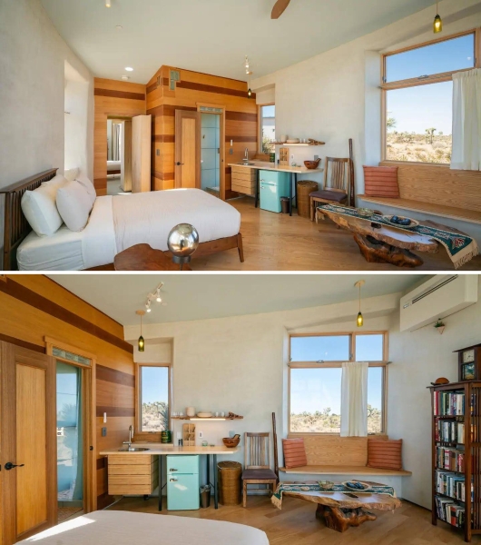 Would you live in a strawbale cabin? This off-grid desert home might change your mind