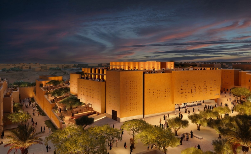 Zaha Hadid Launch Construction of Sculptural Asaan Museum in Diriyah
