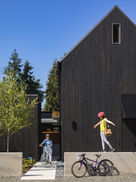 A Clever Pass-Through Window Turns This Kitchen Into a Social Hub