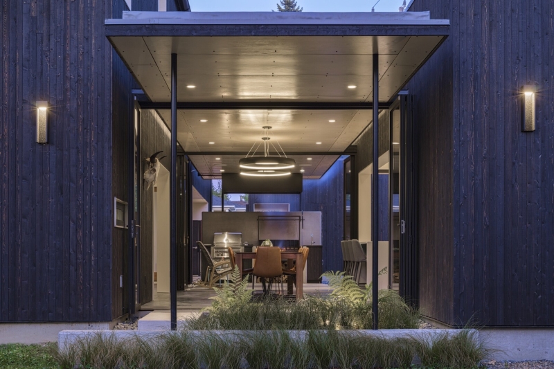 A Clever Pass-Through Window Turns This Kitchen Into a Social Hub