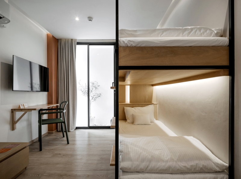 A Sculptural Facade Hides One Of This City's Most Tranquil Stays