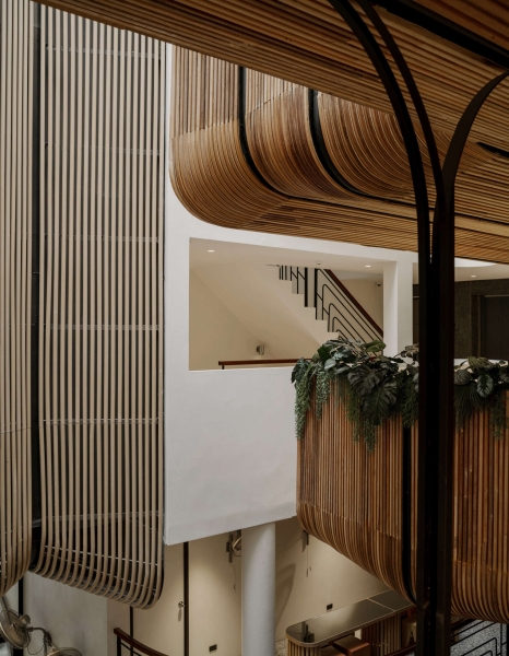 A Sculptural Facade Hides One Of This City's Most Tranquil Stays