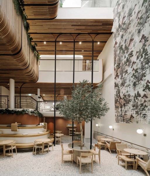 A Sculptural Facade Hides One Of This City's Most Tranquil Stays